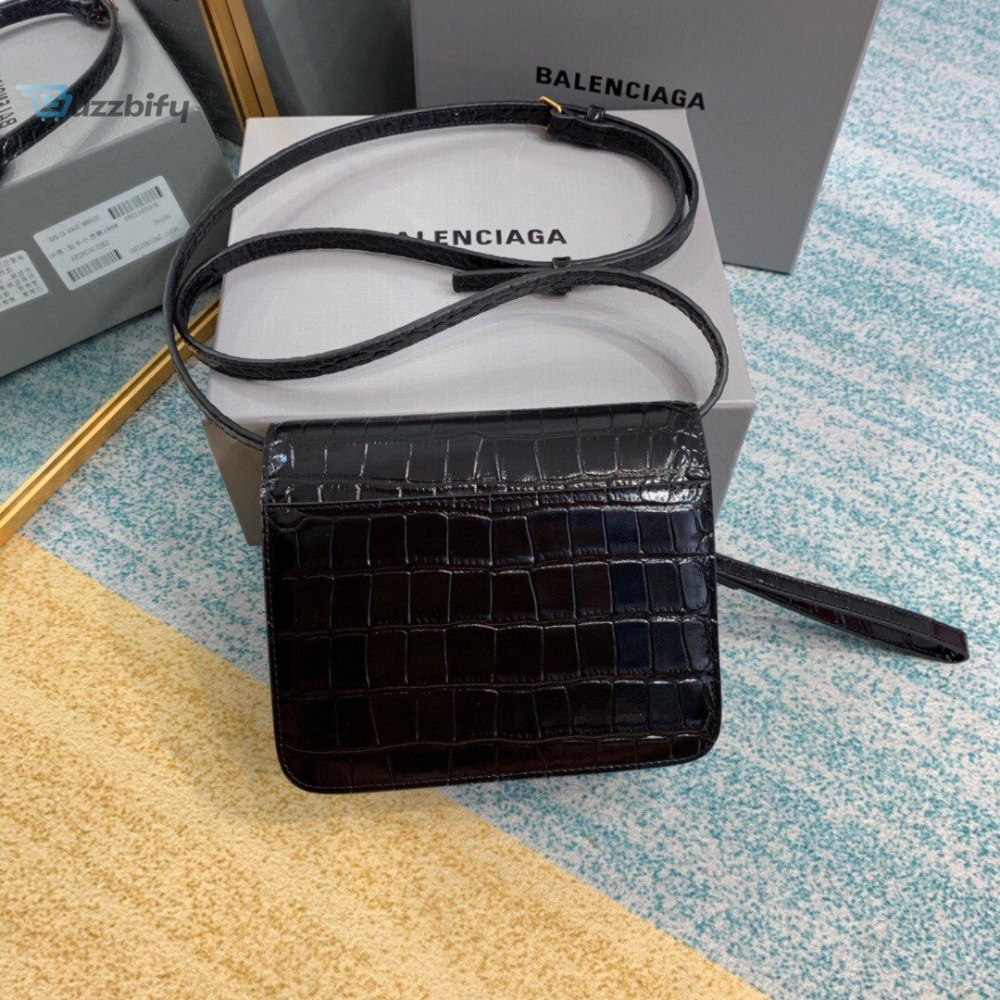 Balenciaga Bolso Bandolera B In Black For Women Womens Bags 7In18cm