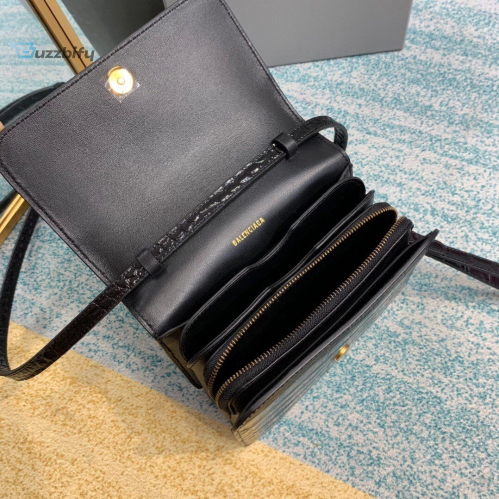 Balenciaga Bolso Bandolera B In Black For Women Womens Bags 7In18cm