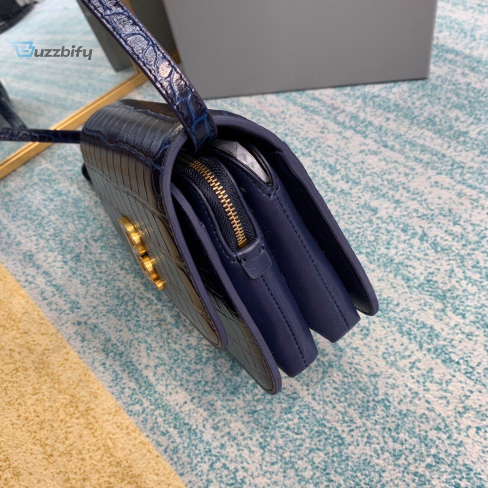 Balenciaga Bolso Bandolera B In Dark Blue For Women Womens Bags 7In18cm