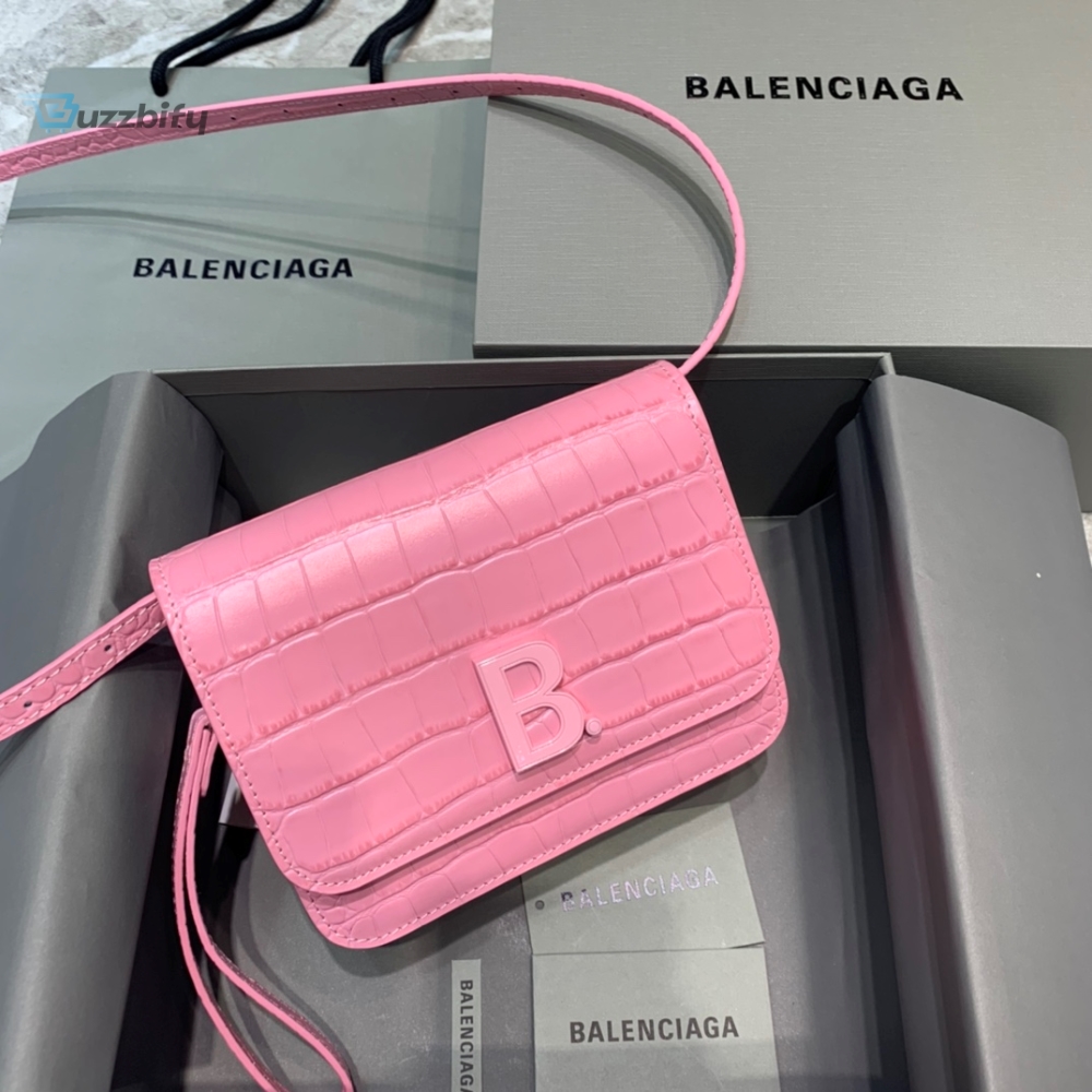 Balenciaga Bolso Bandolera B In Pink For Women Womens Bags 7In18cm