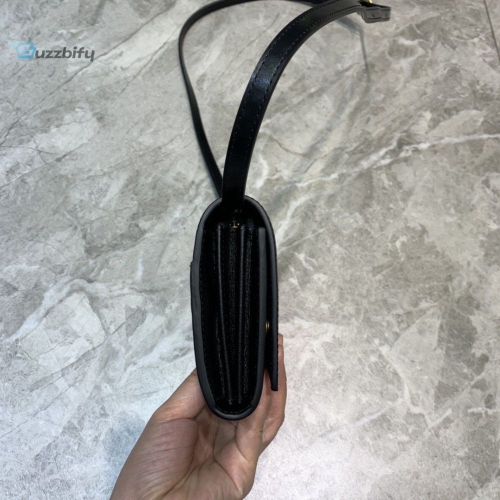 Balenciaga Hourglass Wallet Bag In Black For Women Womens Bags 8In20cm