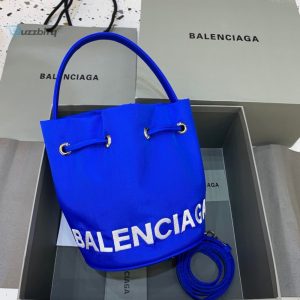 Balenciaga Le Cagole Medium Bucket Bag In Blue For Women Womens Bags 7In18cm