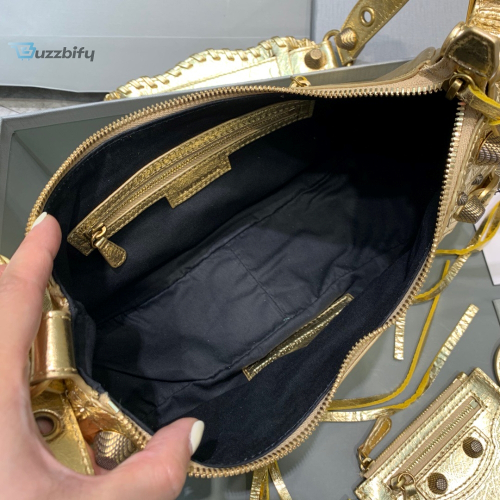 Balenciaga Le Cagole Xs Shoulder Bag In Gold For Women Womens Bags 13In33cm