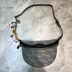 Balenciaga Souvenir Xs Belt Bag In Gray For Women Womens Bags 9.5In24cm