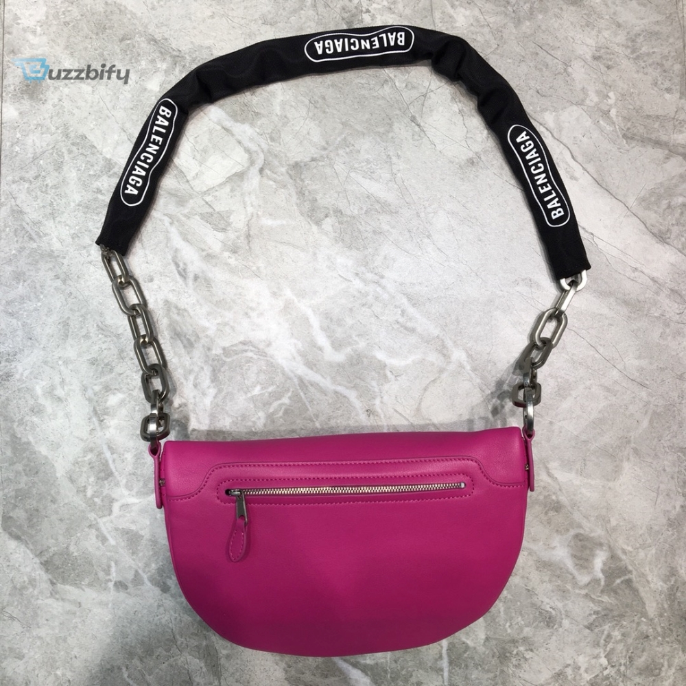 Balenciaga Souvenir Xxs Belt Bag In Dark Pink For Women Womens Bags 11.8In30cm