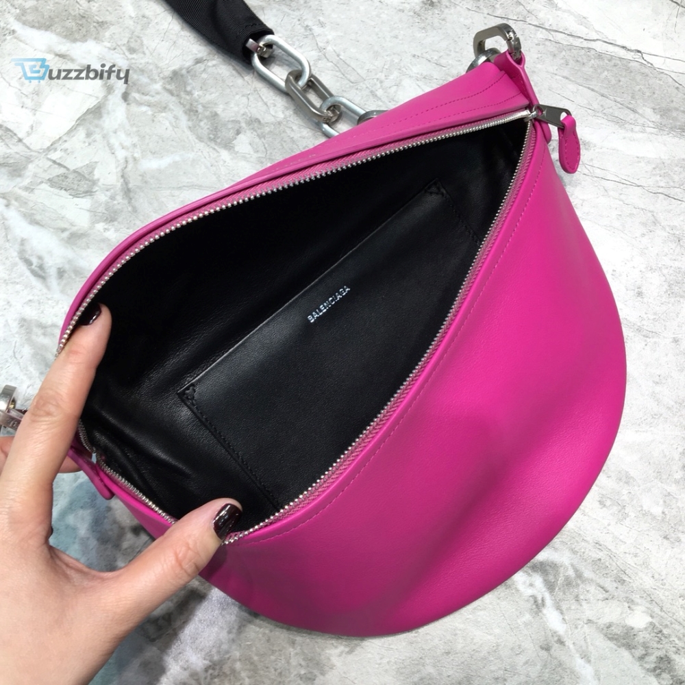Balenciaga Souvenir Xxs Belt Bag In Dark Pink For Women Womens Bags 11.8In30cm