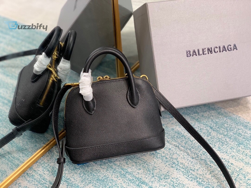 Balenciaga Ville Handbag In Black For Women Womens Bags 7In18cm