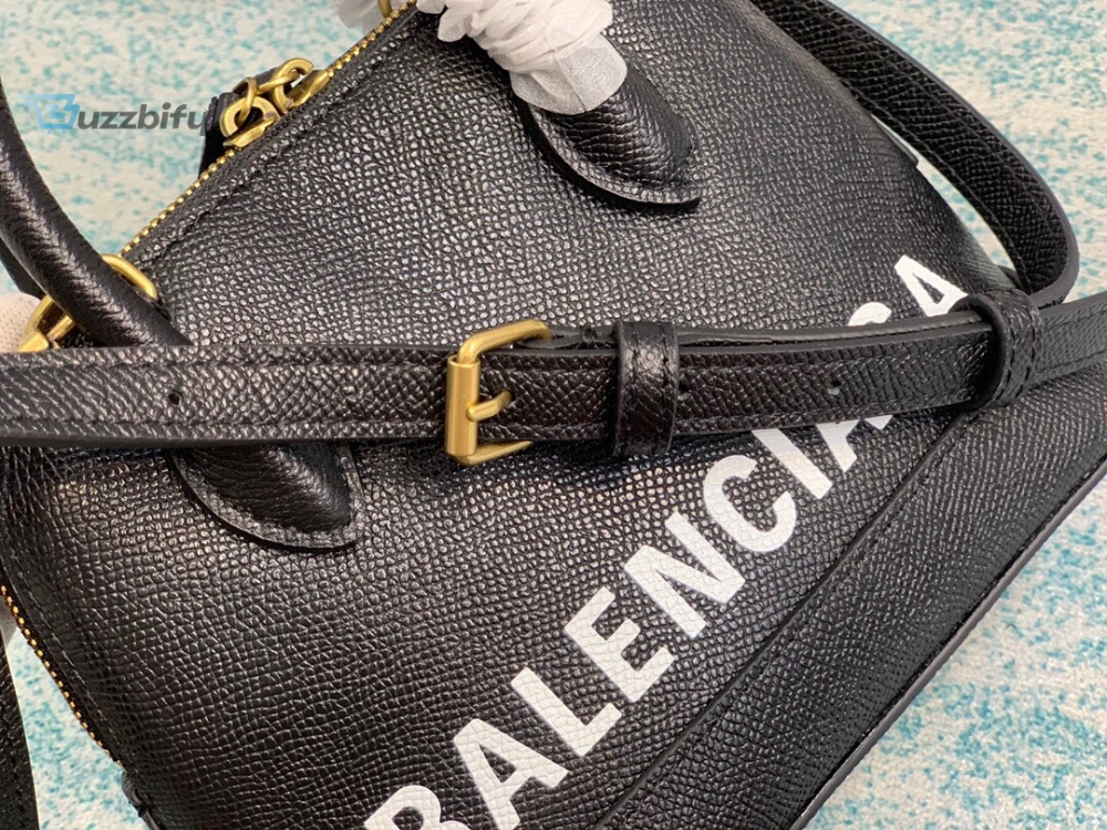 Balenciaga Ville Handbag In Black For Women Womens Bags 7In18cm