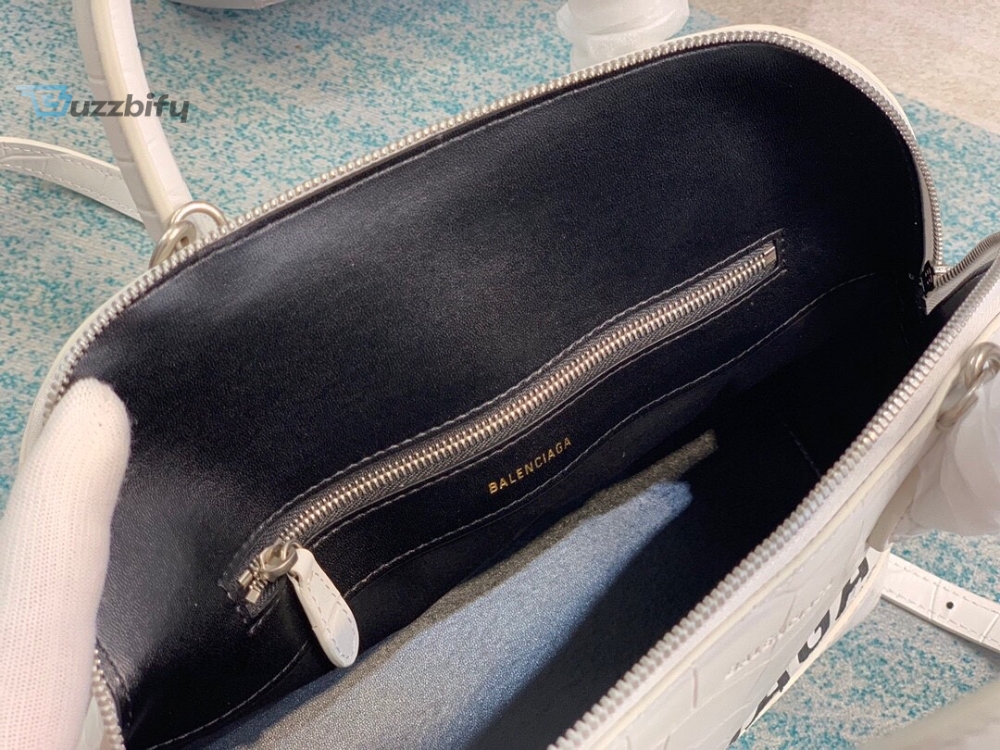 Balenciaga Ville Small Handbag In White For Women Womens Bags 10.2In26cm