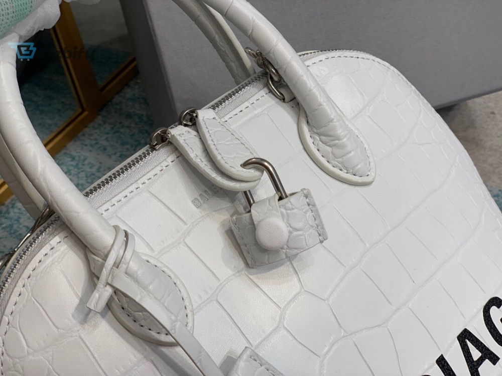 Balenciaga Ville Small Handbag In White For Women Womens Bags 10.2In26cm