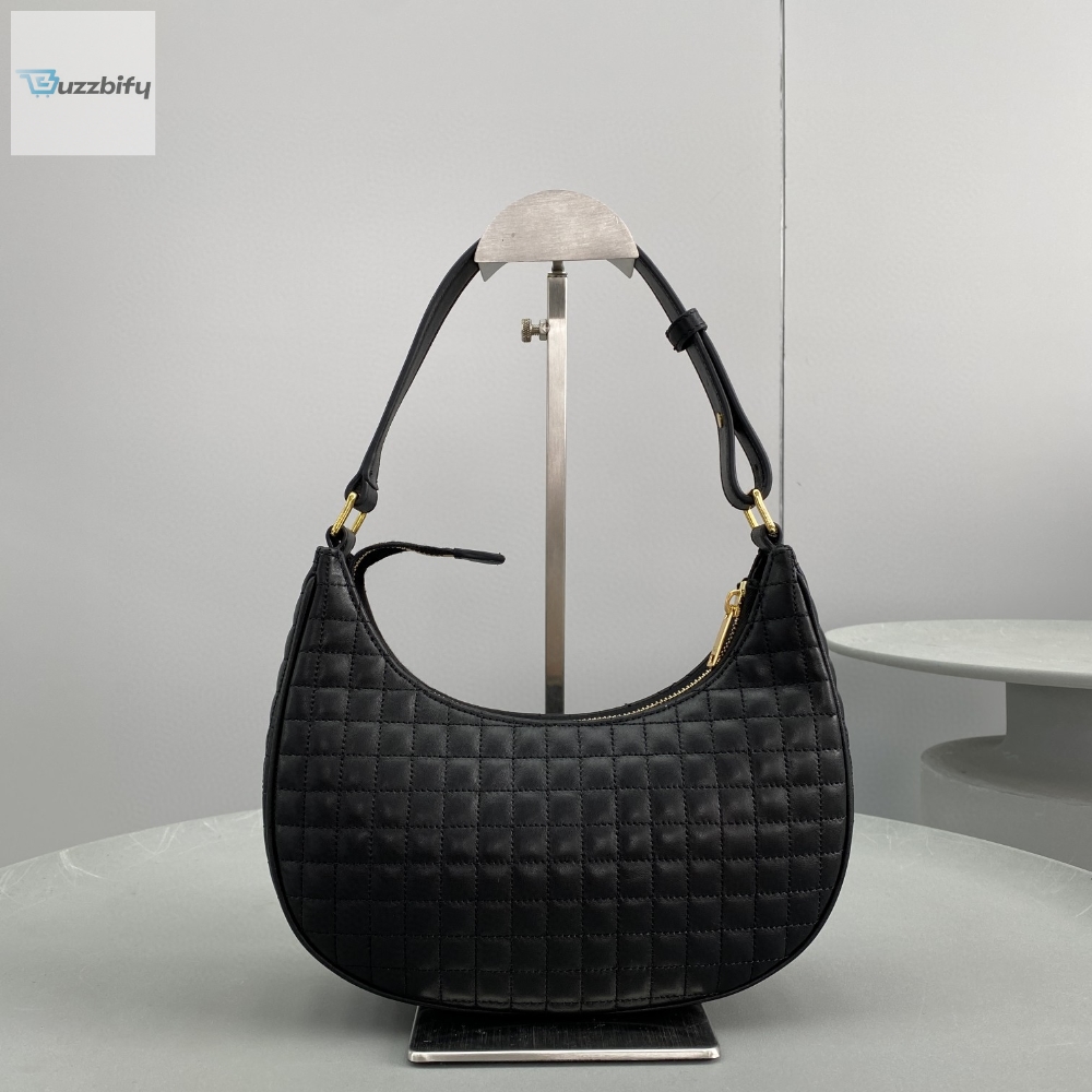 Celine Ava Bag Black For Women 9In23.5Cm