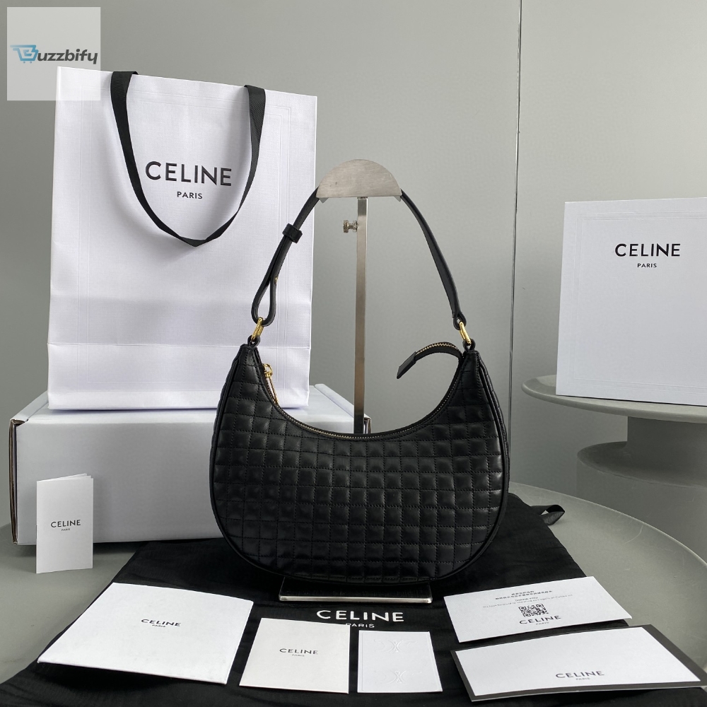 Celine Ava Bag Black For Women 9In23.5Cm