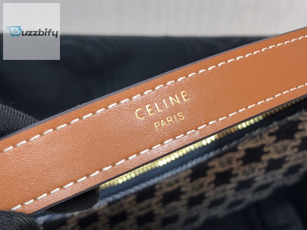 Celine Ava Bag In Triomphe Canvas Denim For Women 9In23cm