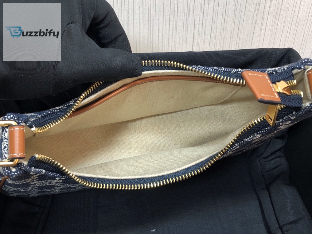 Celine Ava Bag In Triomphe Canvas Denim For Women 9In23cm