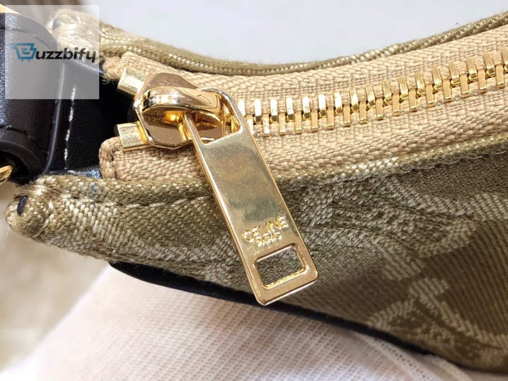 Celine Ava Bag In Triomphe Canvas Xl Beige For Women 9In23cm