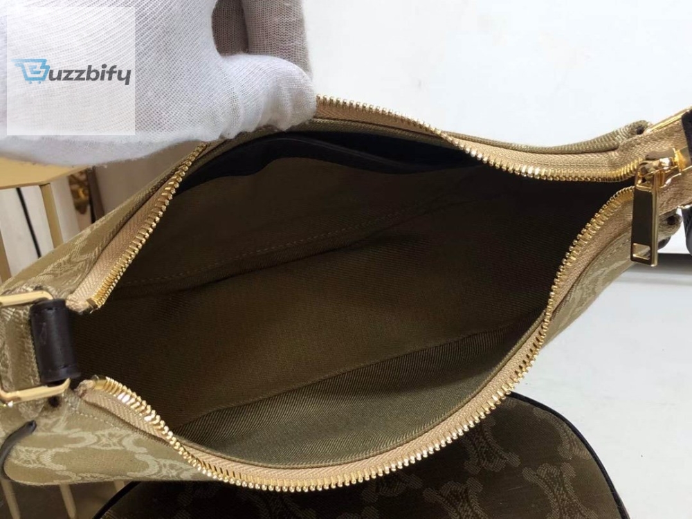 Celine Ava Bag In Triomphe Canvas Xl Beige For Women 9In23cm