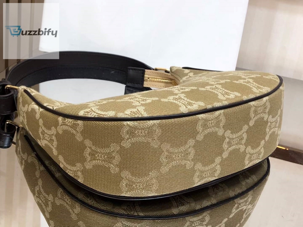 Celine Ava Bag In Triomphe Canvas Xl Beige For Women 9In23cm