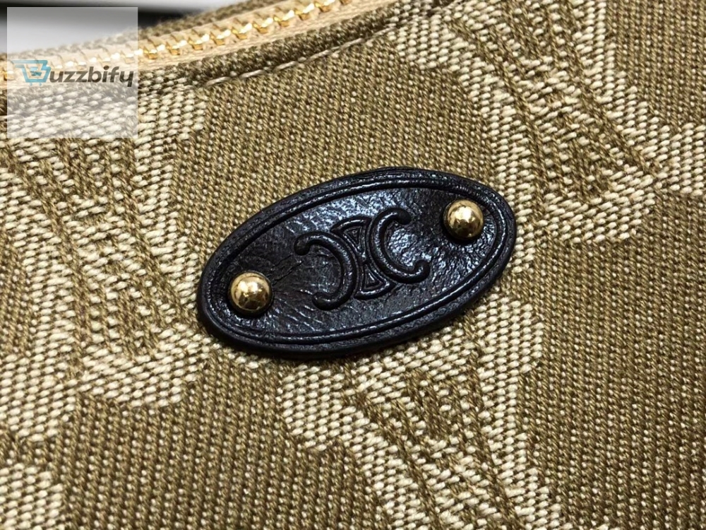 Celine Ava Bag In Triomphe Canvas Xl Beige For Women 9In23cm