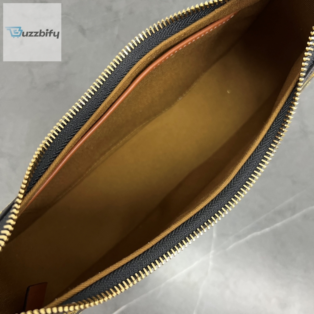 Celine Ava Bag In Triomphe Canvas Xl Brown For Women 9In23.5Cm