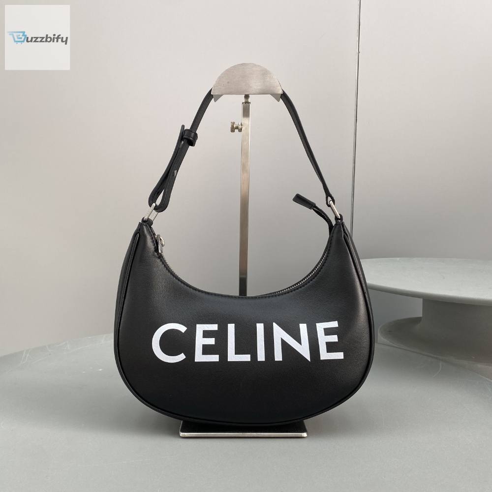 Celine Ava Bag With Celine Print Black For Women 9In23.5Cm