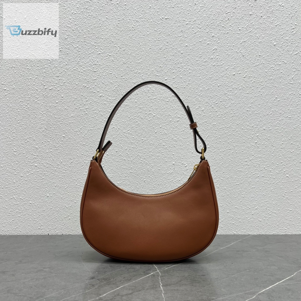 Celine Ava Bag With Triomphe Embroidery Tan For Women 9In23cm 193953Efs.04Lu