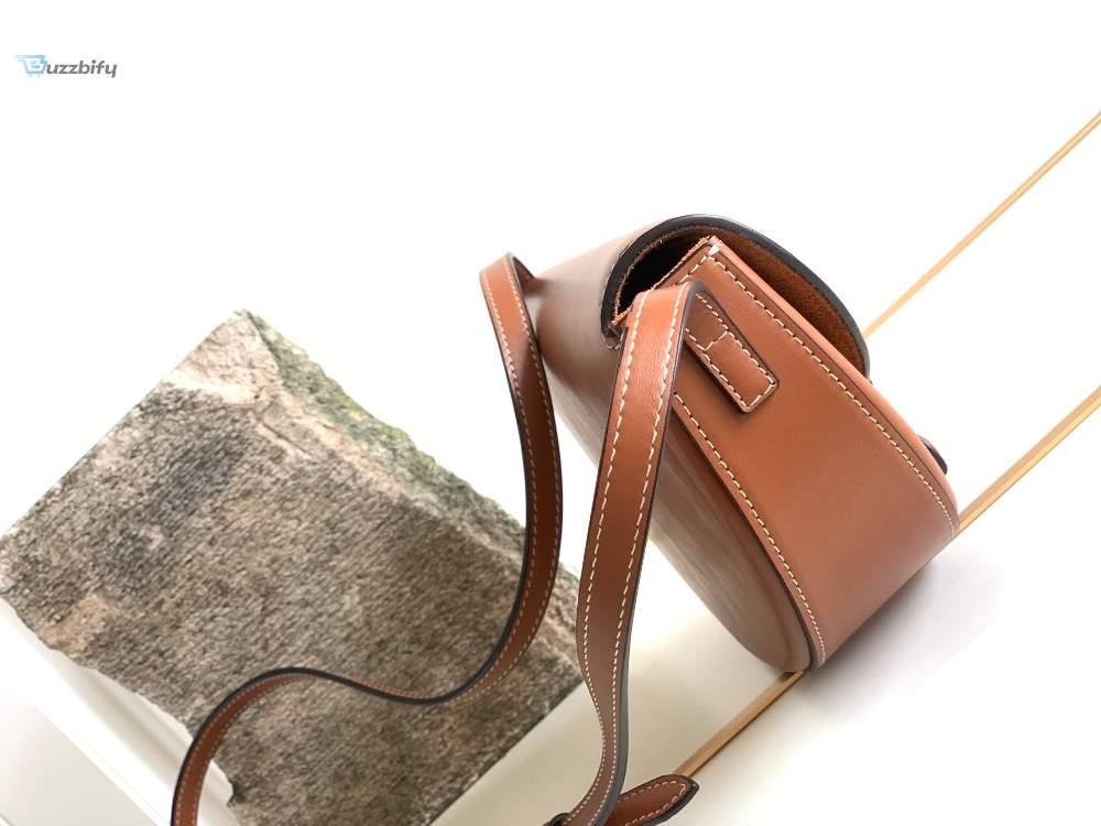 Celine Besace Cuir Triomphe Bag Brown For Women 9In23cm 111233Du3.04Lu