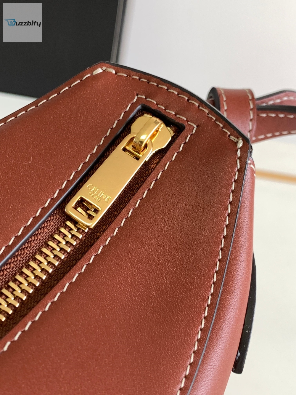 Celine Besace Noeuds Francais Bag Brown For Women 10In25cm 199823Ei5.19Tk