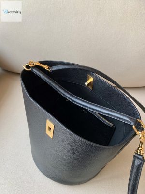 Celine Bucket 16 Bag Black For Women 10In25cm 195573Cr4.38No