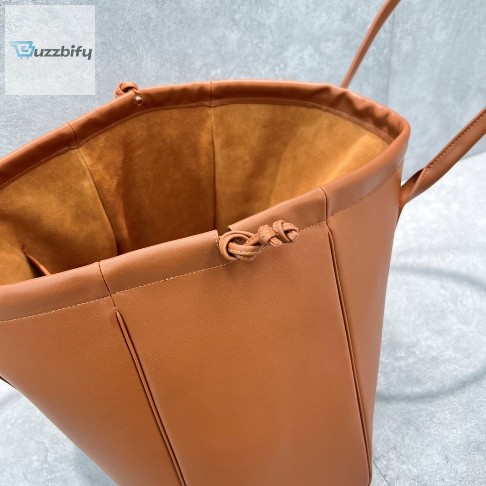 Celine Cabas Drawstring Cuir Triomphe Tan For Women 17In44cm 199973Du3.04Lu