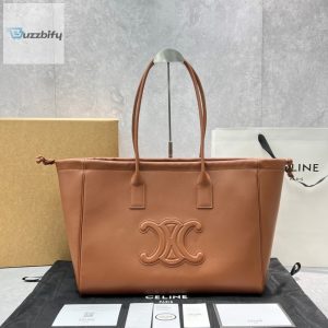 Celine Cabas Drawstring Cuir Triomphe Tan For Women 17In44cm 199973Du3.04Lu