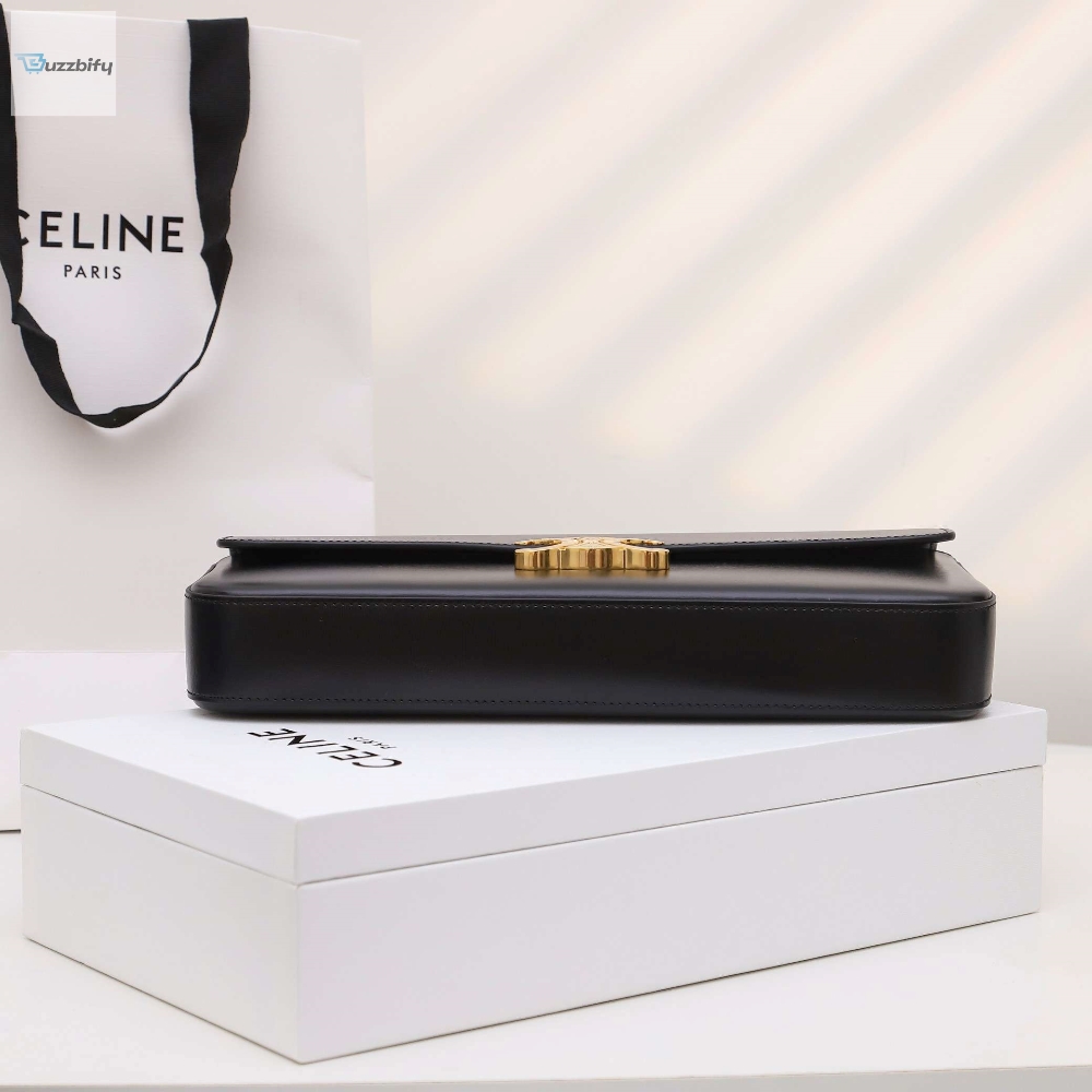 Celine Chain Shoulder Bag Black For Women 13In33cm