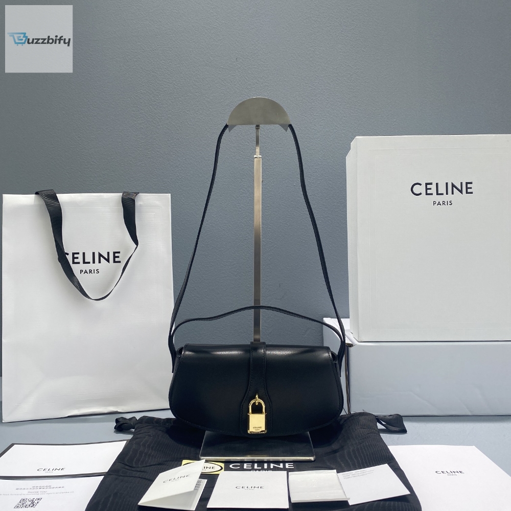 Celine Clutch On Strap Black For Women 7In18cm