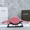 Celine Crossbody Oval Purse Cuir Triomphe Pink For Women 6In16cm 10I703dpq.27Lk
