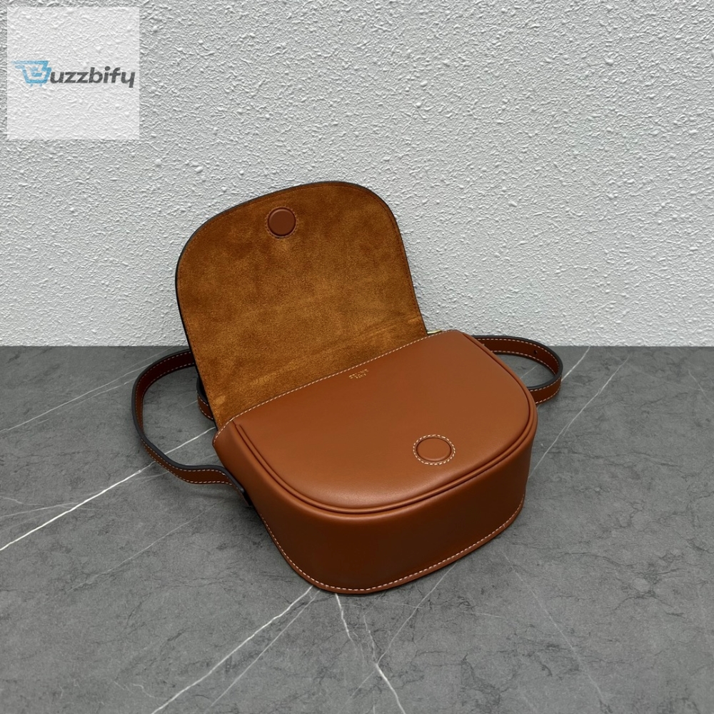 Celine Folco Cuir Triomphe With Studs Brown For Women 7In19cm 198263Du9.04Lu