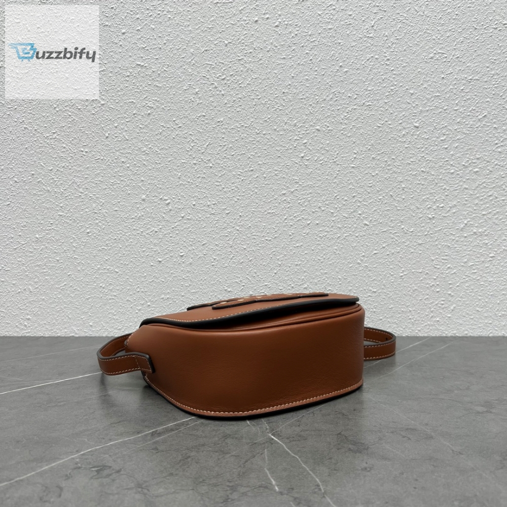 Celine Folco Cuir Triomphe With Studs Brown For Women 7In19cm 198263Du9.04Lu