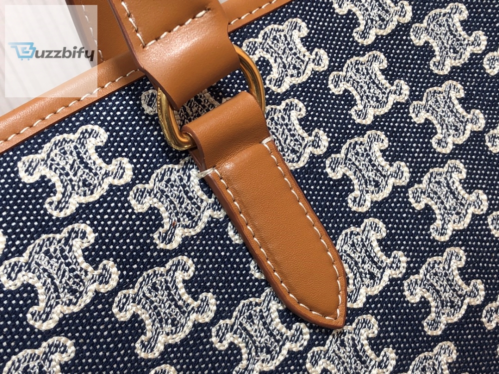 celine-horizontal-cabas-in-textile-with-triomphe-embroidery-denim-for-women-77in-7-7cm-buzzbify-7-7