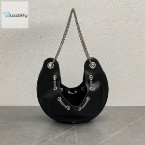 Celine Large Ava Chain Black For Women 13In33cm 198993Dgq.38Si