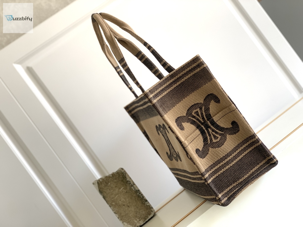 celine-large-cabas-thais-in-textile-with-triomphe-beigeblack-for-women-16in41cm-196762egh-10
