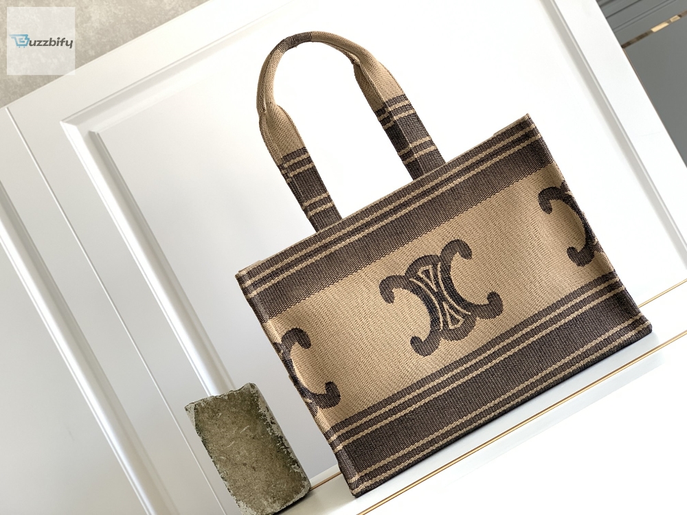celine-large-cabas-thais-in-textile-with-triomphe-beigeblack-for-women-16in41cm-196762egh-13