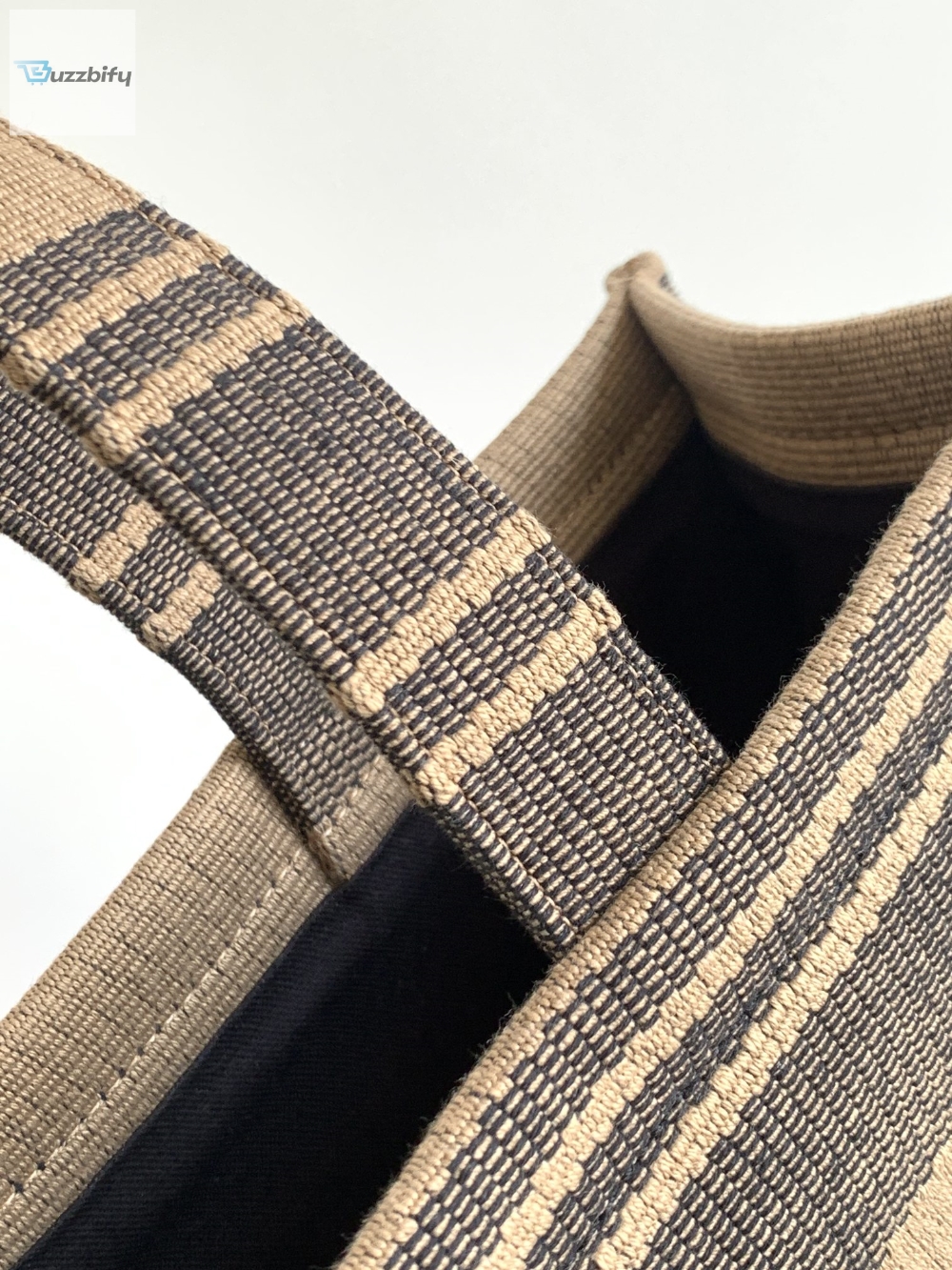 celine-large-cabas-thais-in-textile-with-triomphe-beigeblack-for-women-16in41cm-196762egh-3