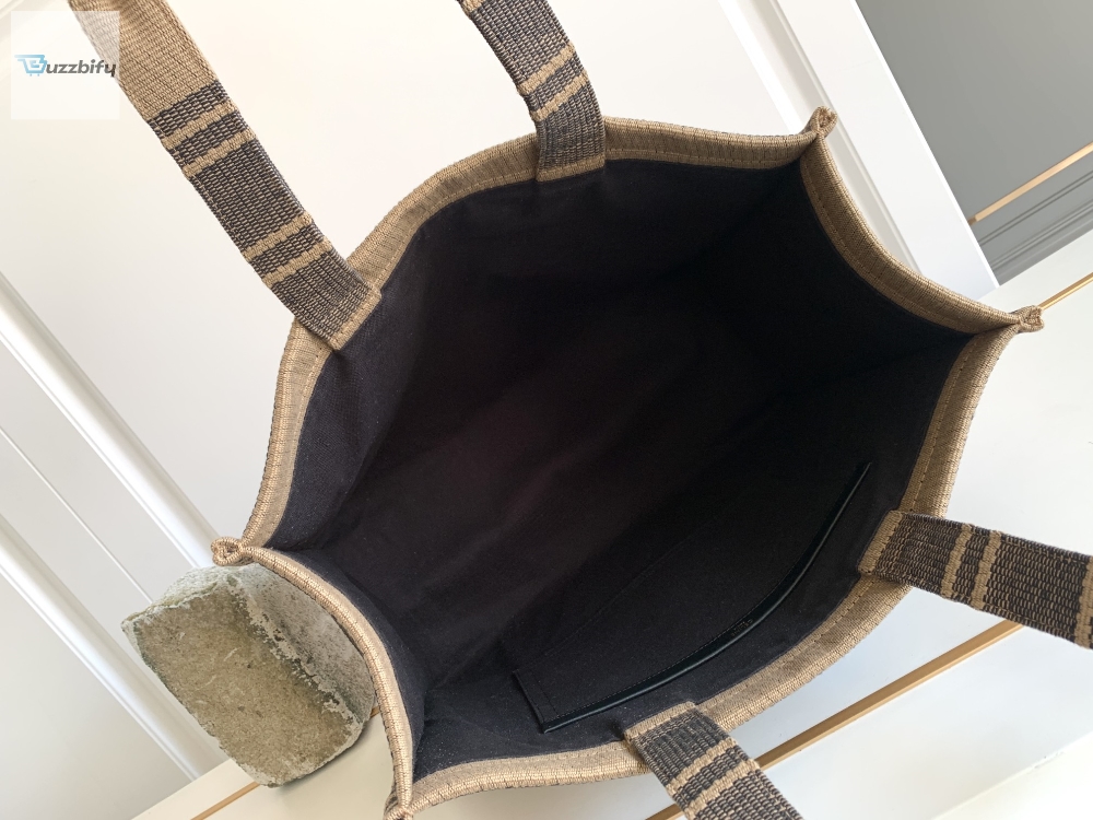 celine-large-cabas-thais-in-textile-with-triomphe-beigeblack-for-women-16in41cm-196762egh-7