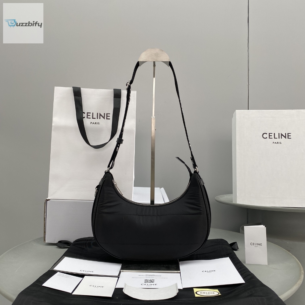 celine-medium-ava-bag-with-celine-strap-in-quilted-nylon-black-for-women-9in23cm-196972dli-2