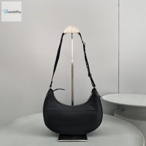 Celine Medium Ava Bag With Celine Strap In Quilted Nylon Black For Women 9In23cm 196972Dli.38Si