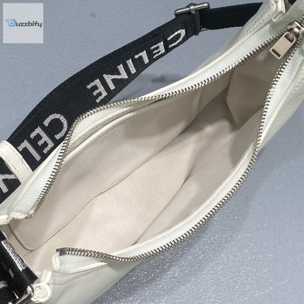 Celine Medium Ava Bag With Celine Strap White For Women 9In23cm