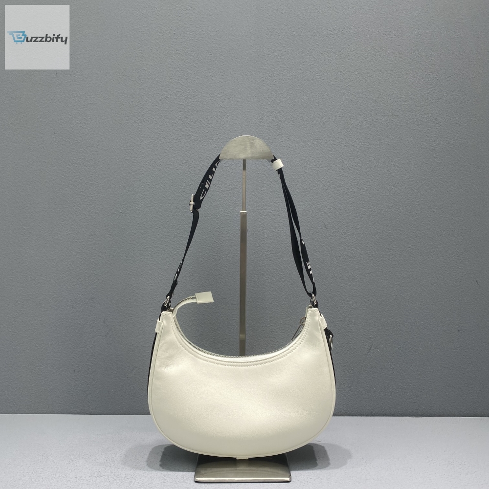 Celine Medium Ava Bag With Celine Strap White For Women 9In23cm