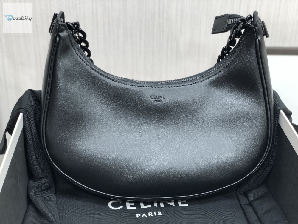 Celine Medium Ava Chain Black For Women 10In25cm