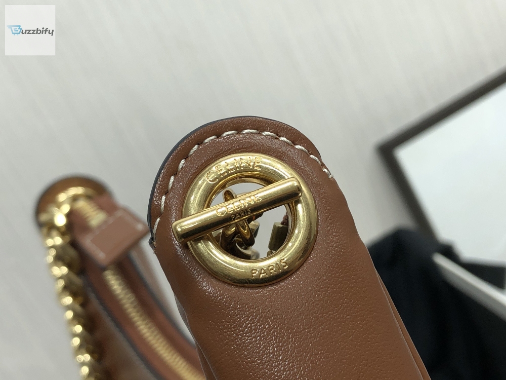 Celine Medium Ava Chain Brown For Women 10In25cm 199583Dgq.04Lu