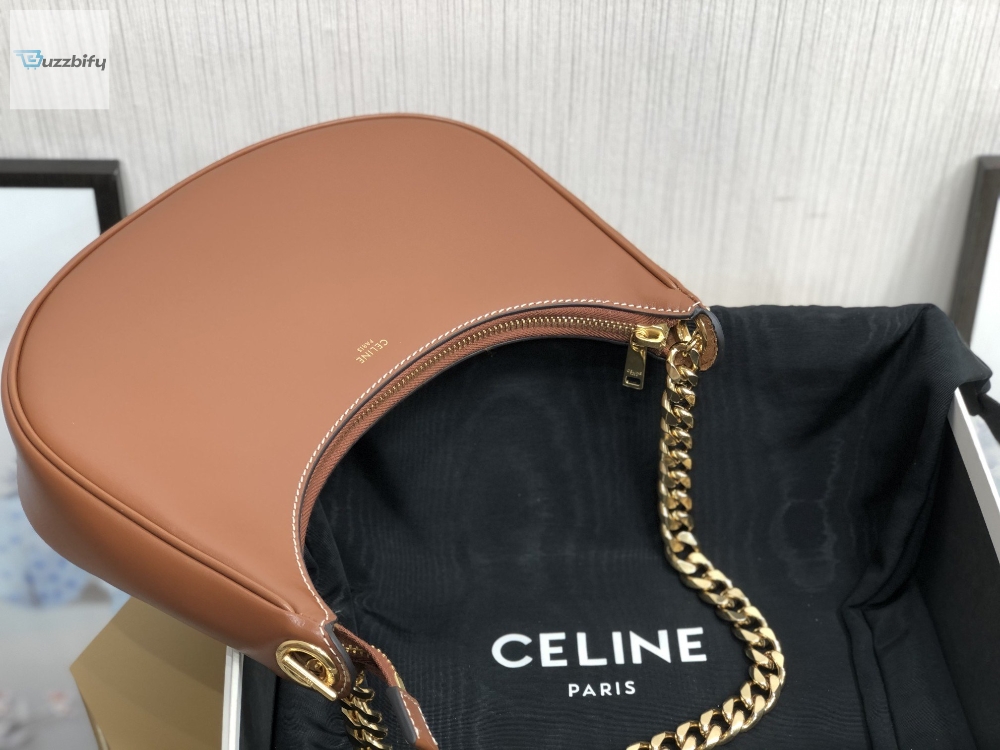 Celine Medium Ava Chain Brown For Women 10In25cm 199583Dgq.04Lu