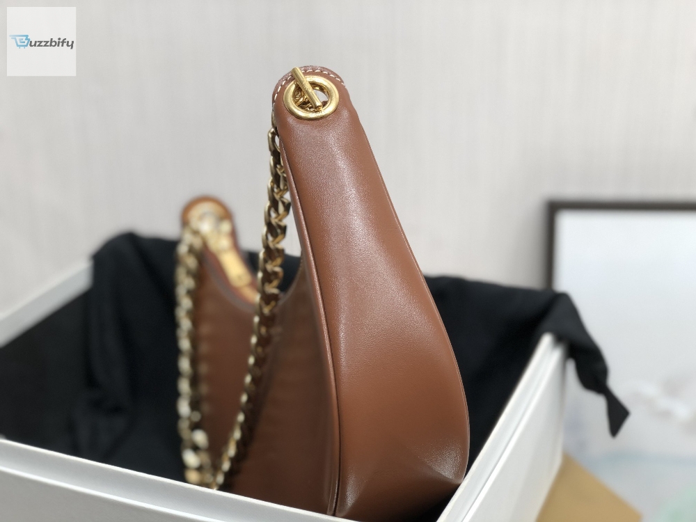 Celine Medium Ava Chain Brown For Women 10In25cm 199583Dgq.04Lu