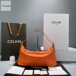 Celine Medium Romy In Supple Orange For Women 13In34cm